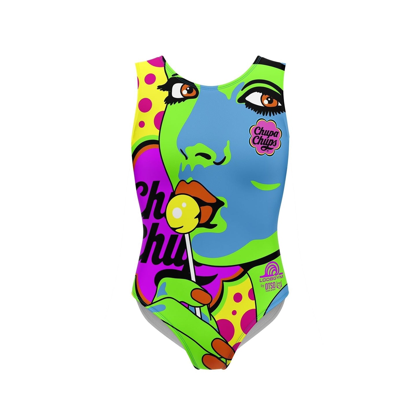 Chupa Chups Warhoo-style Gymnastics Leotard 