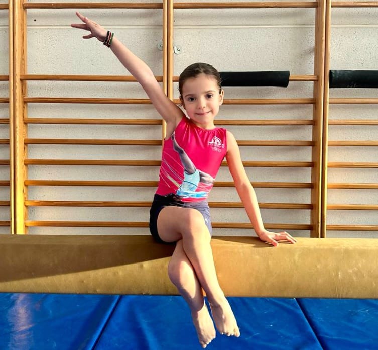 Maillot Gimnàstica BILES BEAM PINK