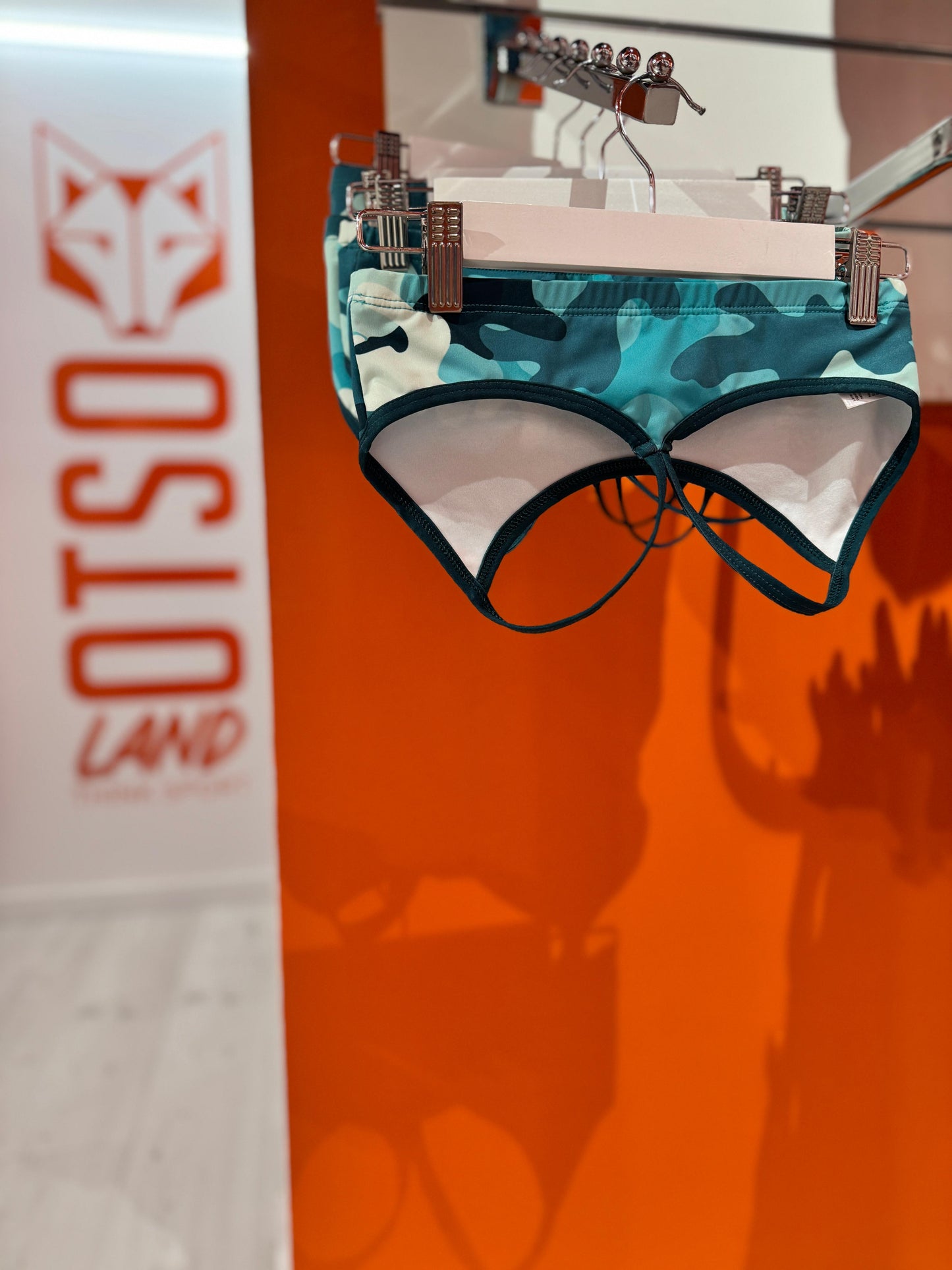 Crop Top Camo Turquoise