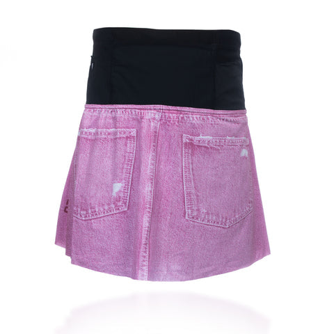 Women's skirt - Light Blue &amp; Fluo Pink