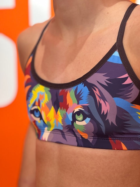 Crop Top Be a Lion Black