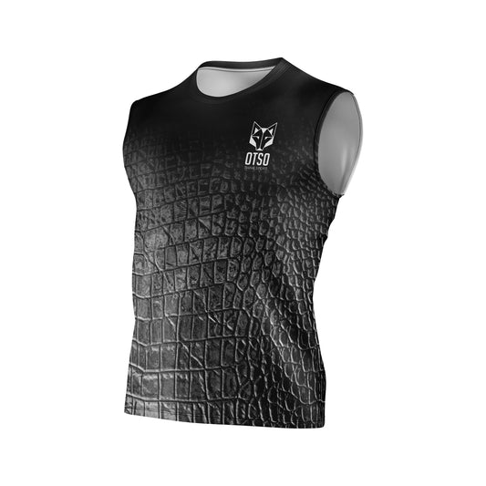 Men's sleeveless t-shirt - Black Snake