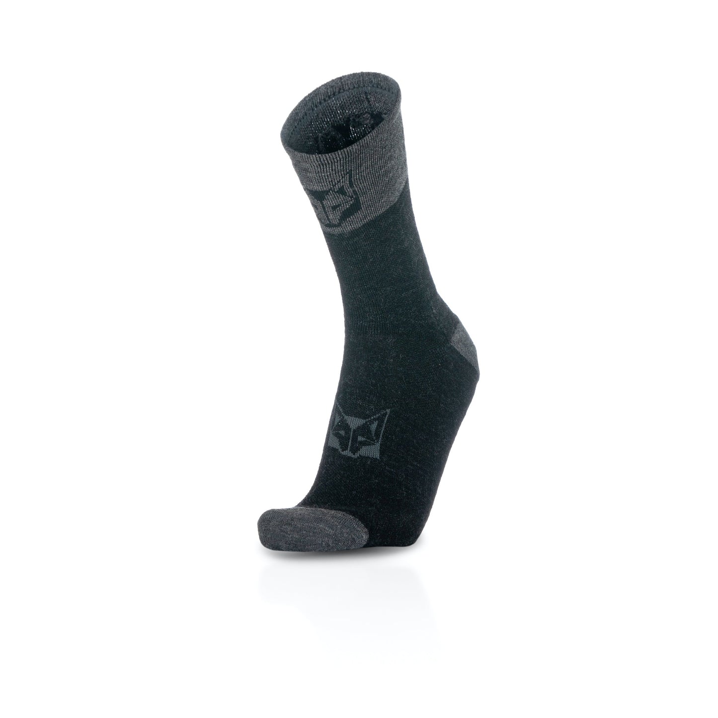 Mitjons de Llana Merina High Cut - Gray Rock
